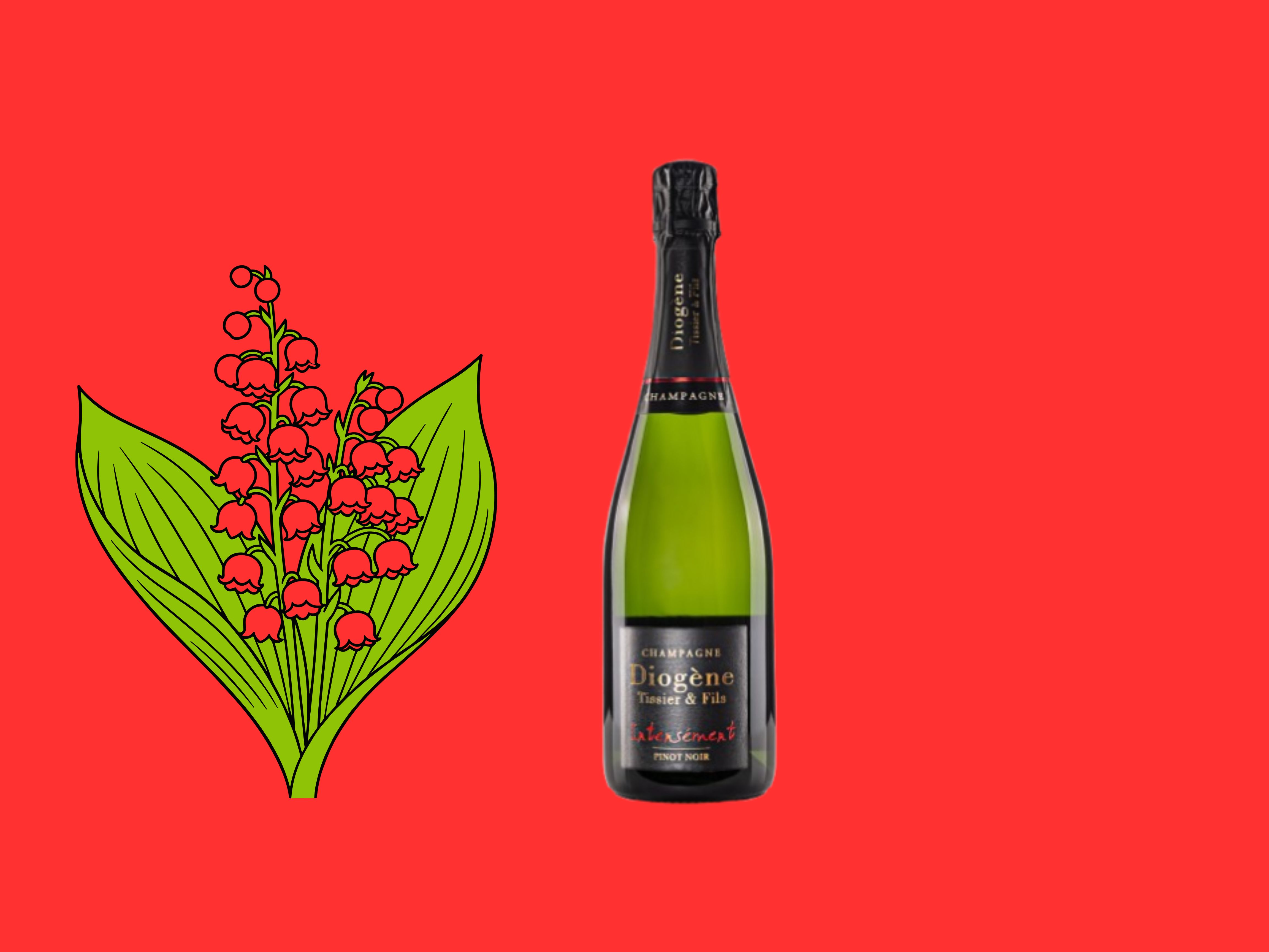 Champagne Diogène Tissier - Bon 1er mai !