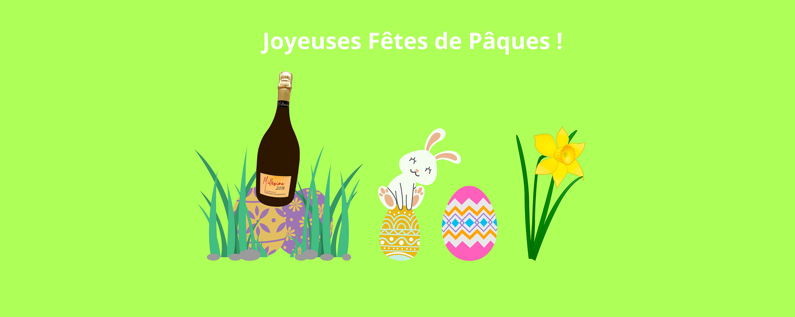 Champagne Diogène Tissier - Joyeuses Fêtes de Pâques !
